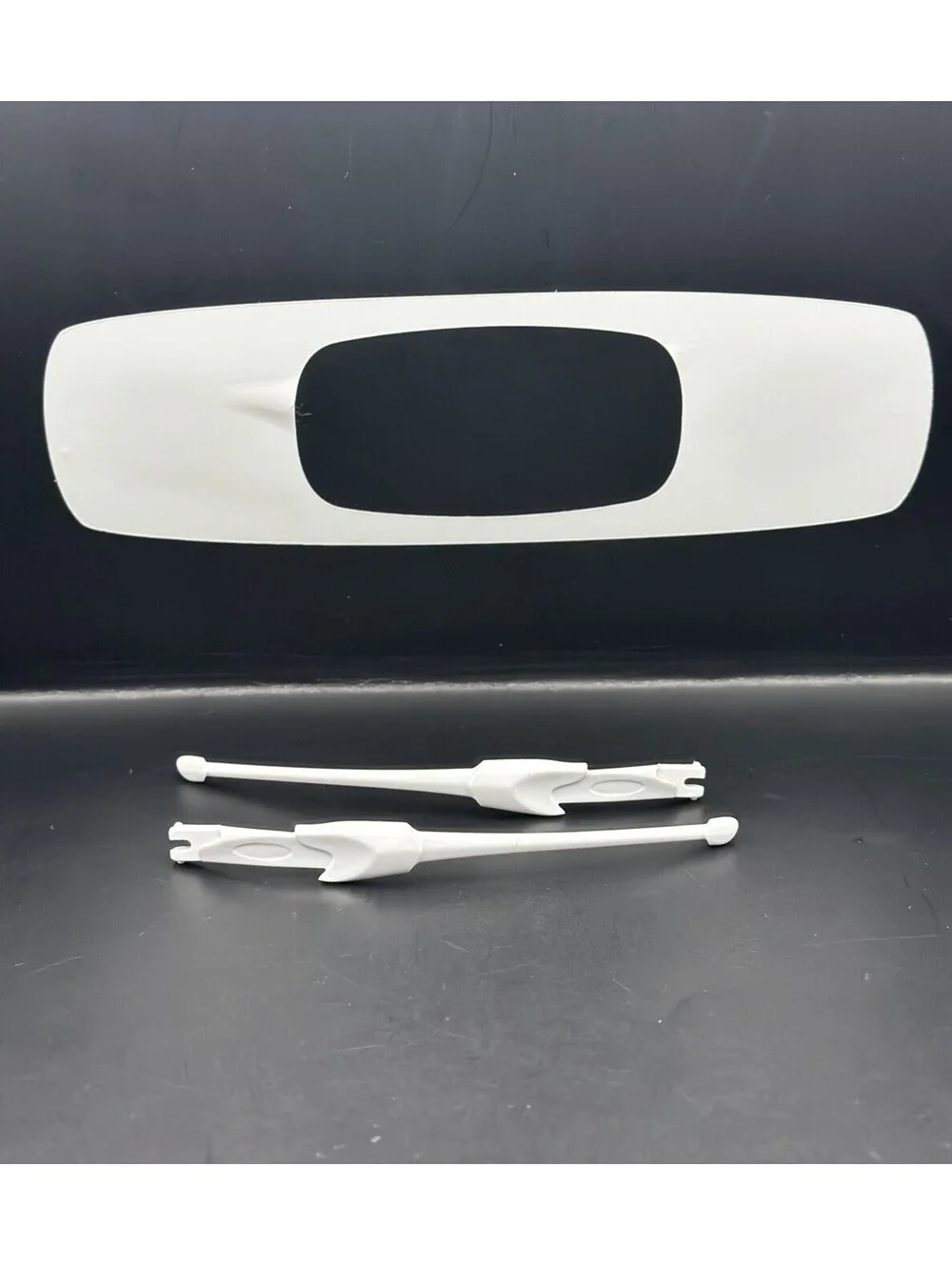 Oakley Flak Jacket Polished White OEM Replacement Arms